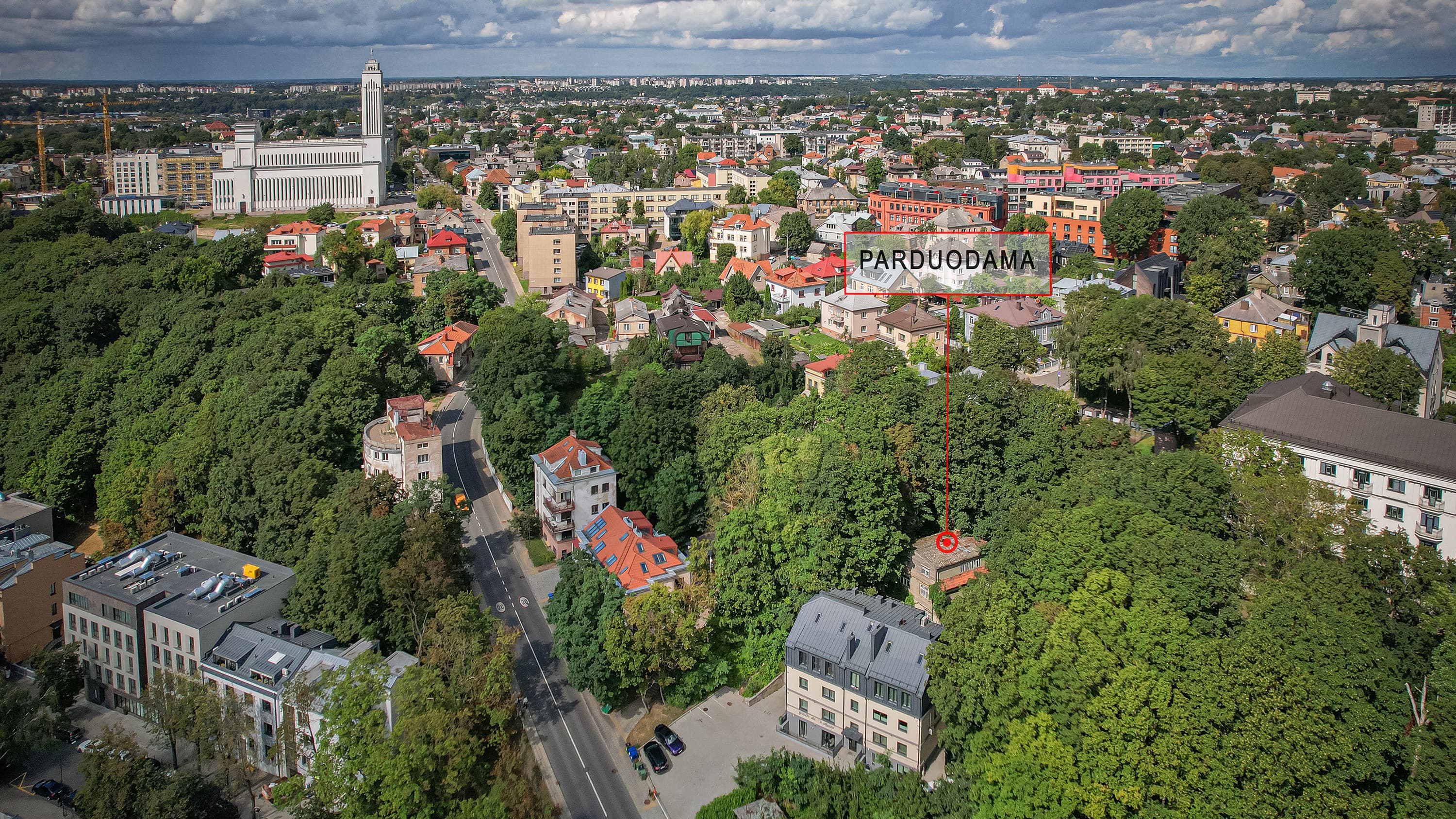 Parduodama namo dalis Žemaičių g. 14A, Žaliakalnyje, Kaune