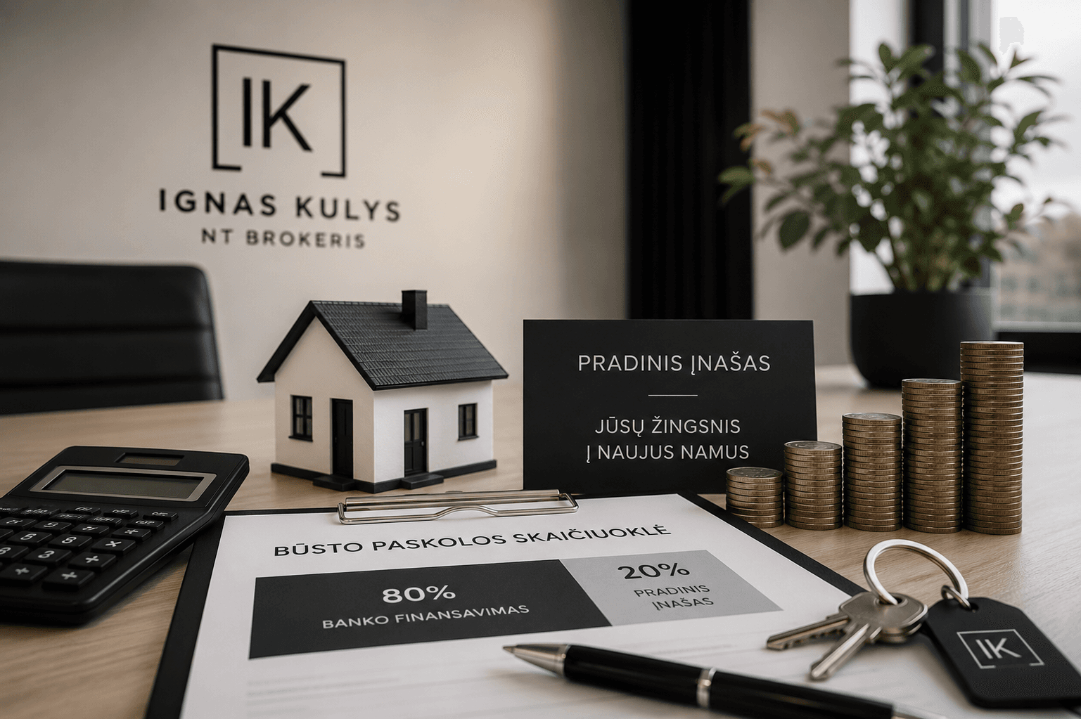 Kas yra pradinis įnašas ir kodėl vien noro įsigyti būstą neužtenka?